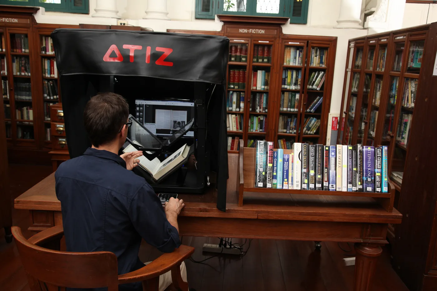 BookDrive in use at a library